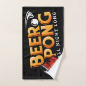 Beer Pong - Aangepast team van de nacht Handdoek (Handdoek)