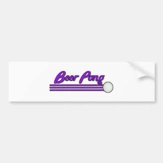 Beer pong bumpersticker