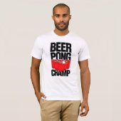 Beer Pong Champ T-Shirt (Voorkant volledig)