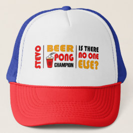 Beer Pong Champ Trucker Hat Trucker Pet