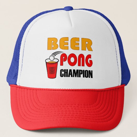 Beer Pong Champ Trucker Pet (Voorkant)