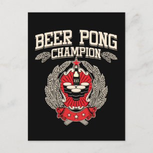 Beer Pong Champion Briefkaart