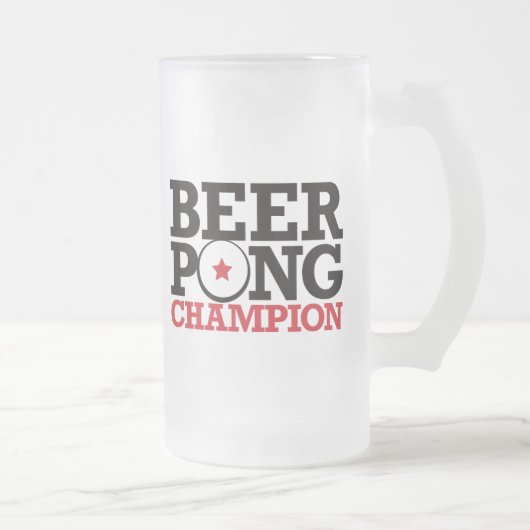 Beer Pong - Champion Matglas Bierpul (Rechts)
