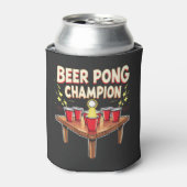 Beer Pong Champion Ping Pong Drink Blikjeskoeler (Blikje Voorkant)