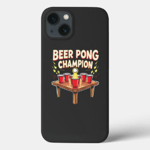 Beer Pong Champion Ping Pong Drink iPhone 13 Hoesje