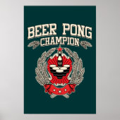 Beer Pong Champion Poster (Voorkant)