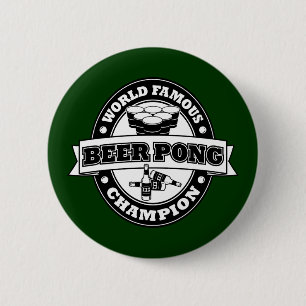 Beer Pong Champion Ronde Button 5,7 Cm