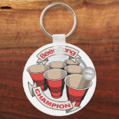 Beer Pong Champion Sleutelhanger (Voorkant)