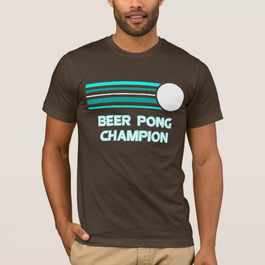 Beer Pong Champion T-shirt (Voorkant)