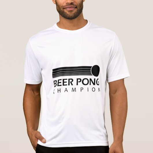 Beer Pong Champion T-shirt (Voorkant)