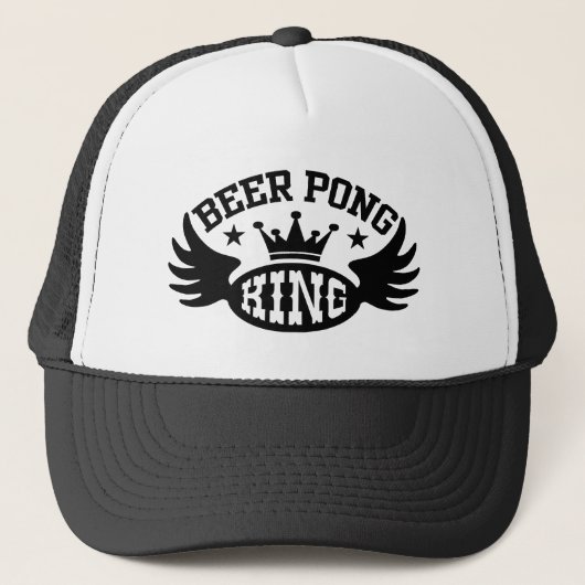 Beer Pong King Trucker Pet (Voorkant)
