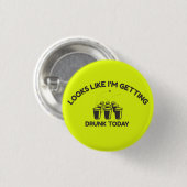 Beer Pong Life | Wordt Drink vandaag Button (Voorkant /achterkant)