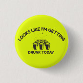Beer Pong Life | Wordt Drink vandaag Button (Voorkant)