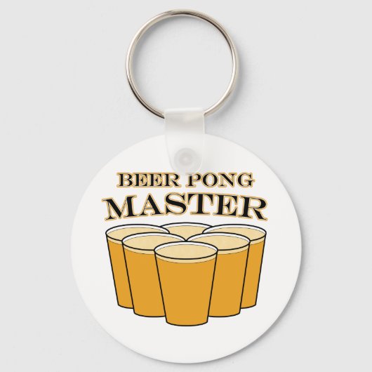 Beer Pong Master Sleutelhanger (Voorkant)