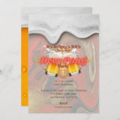 Beer pong party Invitation Kaart (Voorkant / Achterkant)