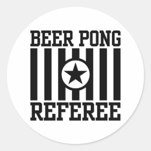Beer Pong Ronde Sticker