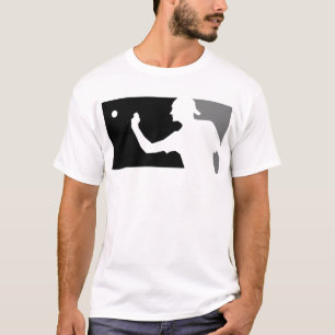 Beer Pong-Shirt in grijs en zwart T-shirt
