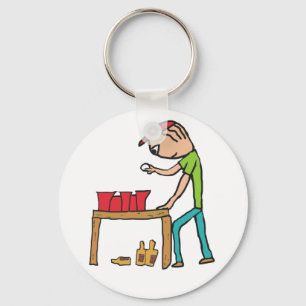 Beer Pong Sleutelhanger