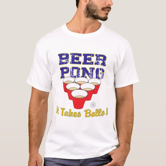 Beer Pong T-shirt (Voorkant)