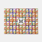 BEER Pop Art aangepaste monogram deurmat (Voorkant)