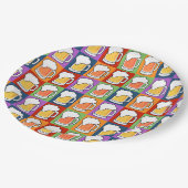 BEER Pop Art bord (Gekanteld)