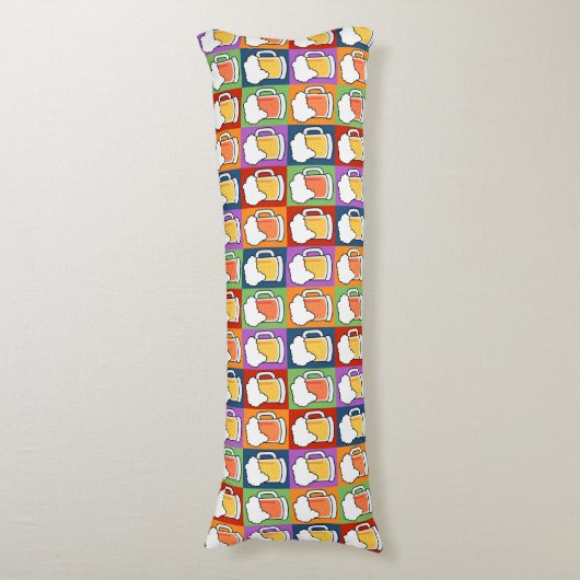 BEER Pop Art coussin du corps (Devant (Vertical))