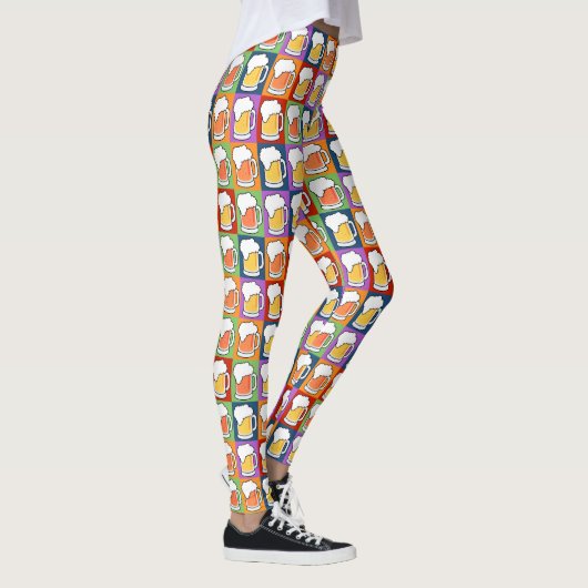 BEER Pop Art leggings (Rechts)