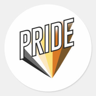 Beer Pride Burst Ronde Sticker