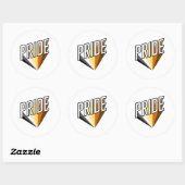 Beer Pride Burst Ronde Sticker (Vel)