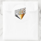 Beer Pride Burst Ronde Sticker (Tas)