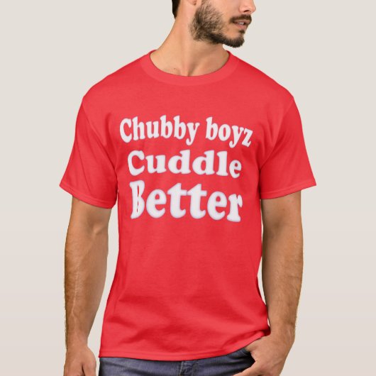 Beer Pride Chubby Boyz Cuddle Better T-shirt (Voorkant)