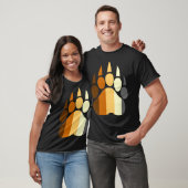 Beer Pride Colors Paw T-Shirt (Unisex)