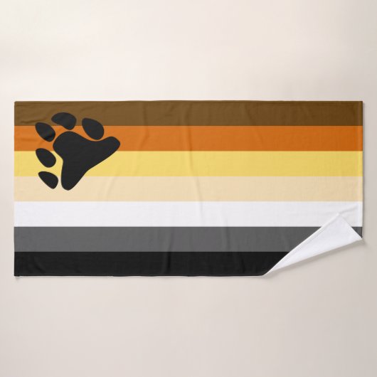 Beer Pride Flag Badhanddoek (Badhanddoek)