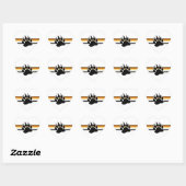 Beer Pride Flag Hart Sticker (Vel)