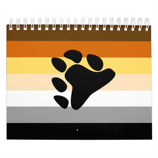 Beer Pride Flag met Paw Kalender (Hoes)