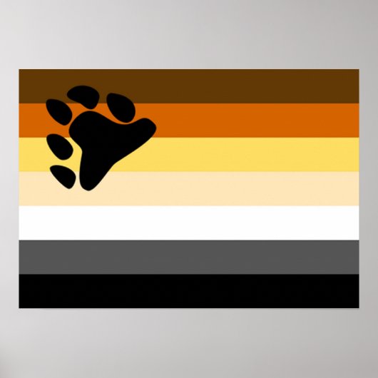 Beer Pride Flag Poster (Voorkant)
