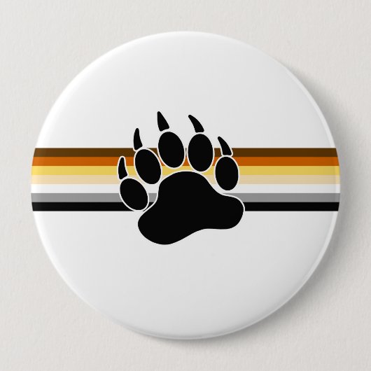 Beer Pride Flag Ronde Button 4,0 Cm (Voorkant)
