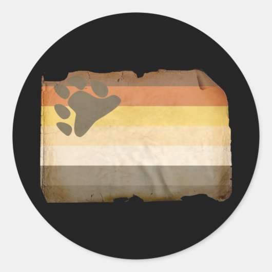  beer Pride Flag Ronde Sticker (Voorkant)