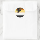 Beer Pride Flag Ronde Sticker (Tas)