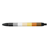 Beer Pride Flag Zwarte Inkt Pen (Voorkant)