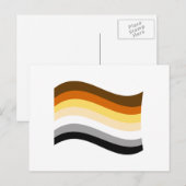Beer Pride Golvende Vlag Briefkaart (Voorkant / Achterkant)