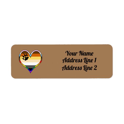 Beer Pride Heart Label (Voorkant)