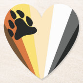 Beer Pride Heart Paper Onderzetter (Voorkant)