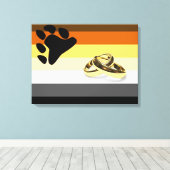Beer Pride Huwelijk op Canvas Afdruk (Insitu (Houten vloer))