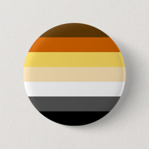 Beer Pride kleuren strepen Ronde Button 5,7 Cm