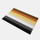 Beer Pride, neutraal gradiëntstripes, LGBTQ Pride Deurmat (Schuin)