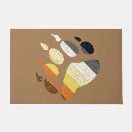 Beer Pride Noodlijdende Pauw Deurmat (Voorkant)