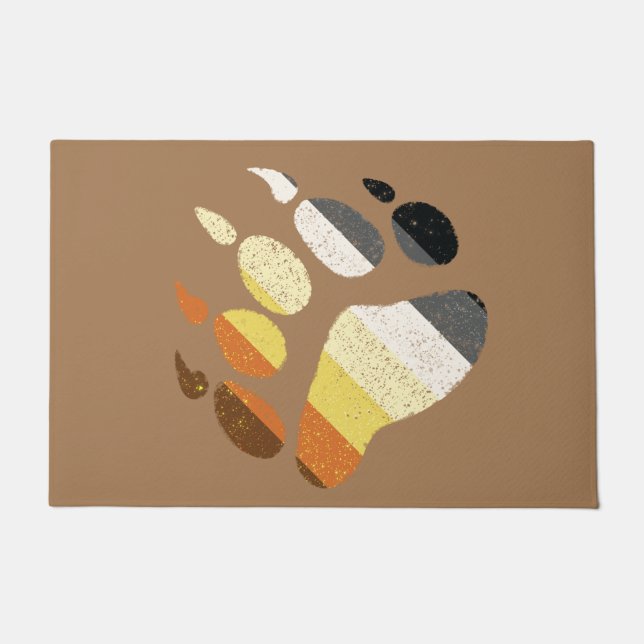 Beer Pride Noodlijdende Pauw Deurmat (Voorkant)