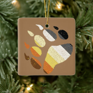 Beer Pride Noodlijdende Pauw Keramisch Ornament