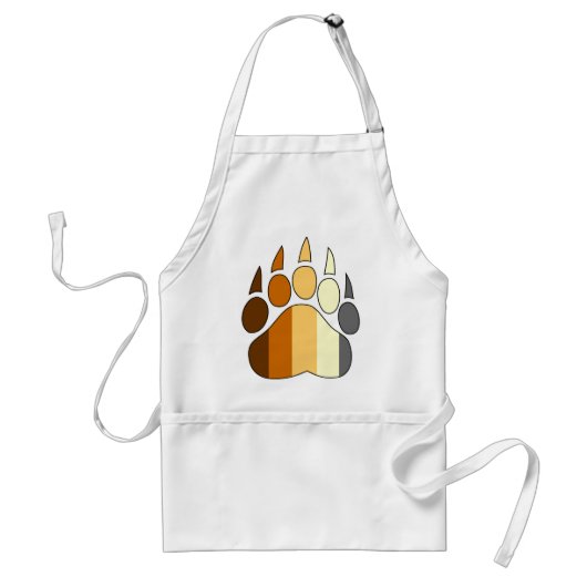 Beer Pride Paw Apron Standaard Schort (Voorkant)